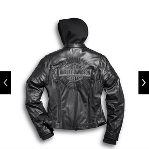 BNWT Miss Enthusiasts Harley Davidson leather jacket